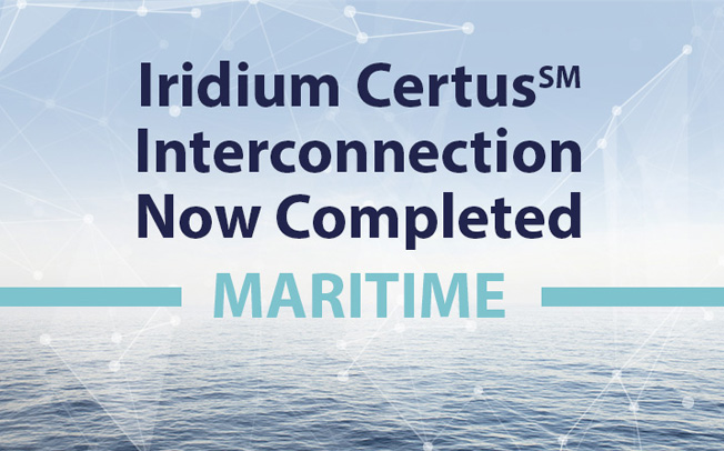 IEC Telecom set to provide enhanced maritime communications after successfully completing interconnection with Iridium Certus™